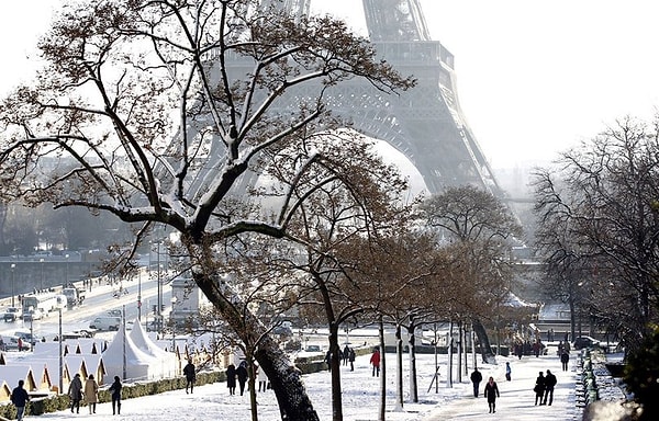 Avrupa, mevsimin ilk karını karşıladı.