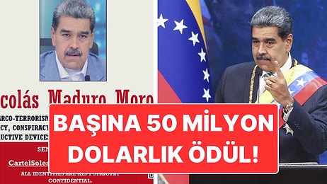 ABD Nicolas Maduro’yu Resmen Terör Örgütü Lideri İlan Etti: 50 Milyon Dolarlık Ödül Açıklandı