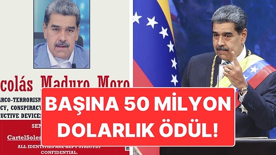 ABD Nicolas Maduro’yu Resmen Terör Örgütü Lideri İlan Etti: 50 Milyon Dolarlık Ödül Açıklandı