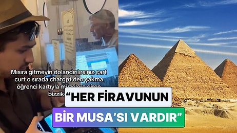 Mısır'da Turistlere Yapılan Dolandırıcılıklar Konuşulurken Bir Genç Hazırladığı Sahte Kartla Müze Gezdi