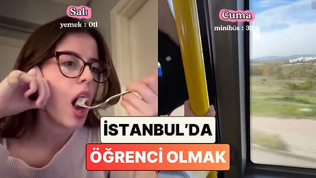 İstanbul'da Yaşayan Bir Üniversite Öğrencisi Bir Hafta Boyunca Harcadığı Parayı Hesapladı