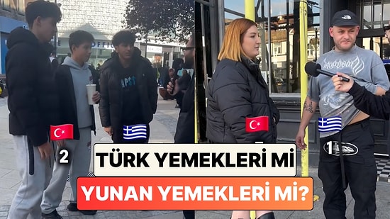 Bir İçerik Üreticisi Londra'da İnsanlara Sordu: "Türk Yemeği mi Yunan Yemeği mi?"