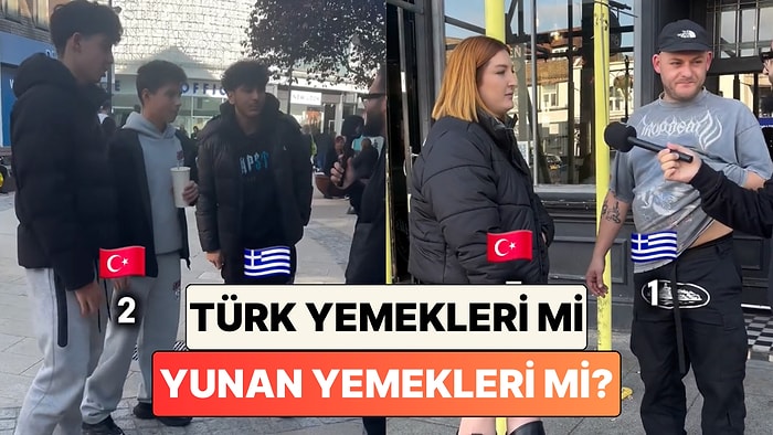 Bir İçerik Üreticisi Londra'da İnsanlara Sordu: "Türk Yemeği mi Yunan Yemeği mi?"