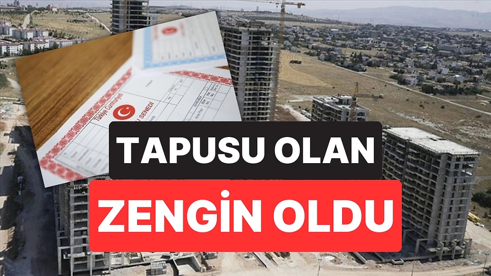 Üç Büyük Şehir Geride Kaldı: En Çok Tapu Getirisi Olan 10 Şehir Açıklandı