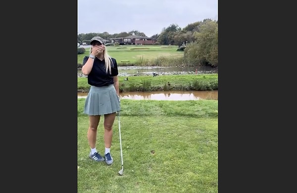 Golf sahasında bu olay sık yaşanıyor.