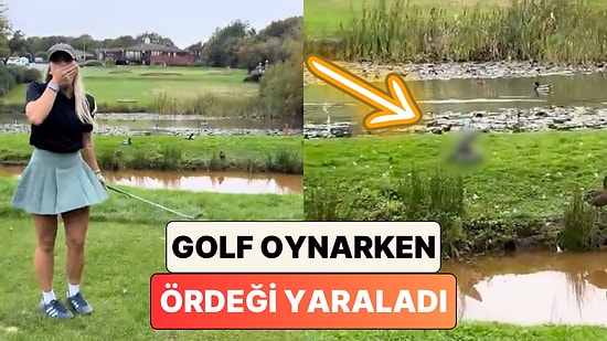 Golf Oynarken Bir Ördeği Yaralayan Kadının Hiçbir Müdahalede Bulunmadığı Anlar Tepki Çekti