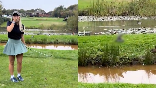 Moment Woman Didn't Intervene After Injuring a Duck While Playing Golf Sparks Outrage