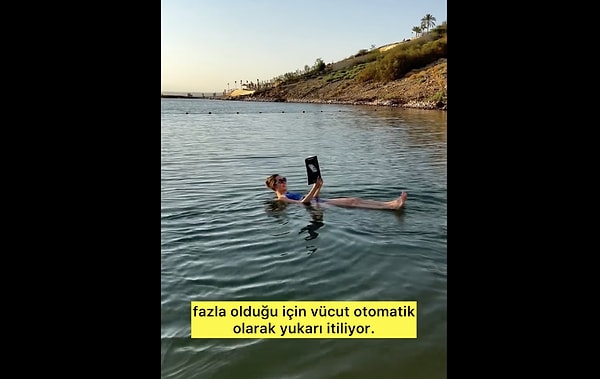 İnsan vücudu suyun yoğunluğundan hafif kalıyor.