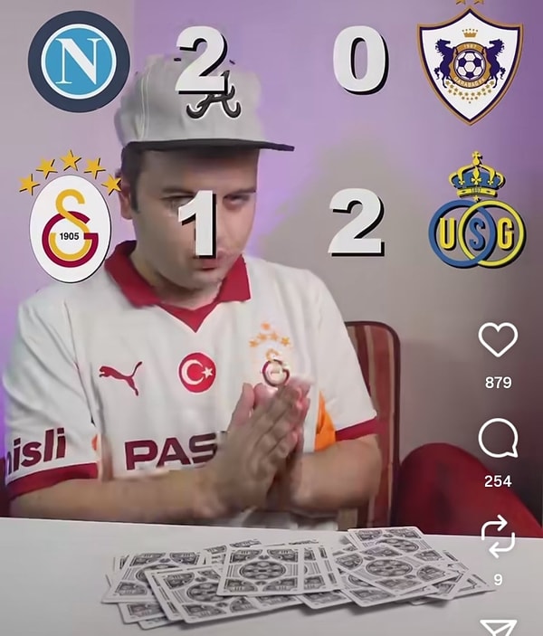 Geçtiğimiz hafta Galatasaray'ın Kocaeli mağlubiyetini tahmin edemeyen Fenomen Osman iddialı bir tahminle ortamlara döndü.