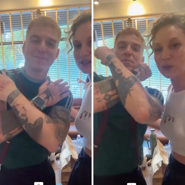 Londra'dan kareleri yayılan ikili, daha sonra bir akşam yemeğinde ve hemen hemen tüm Athena konserlerinde beraber görüntülendi.