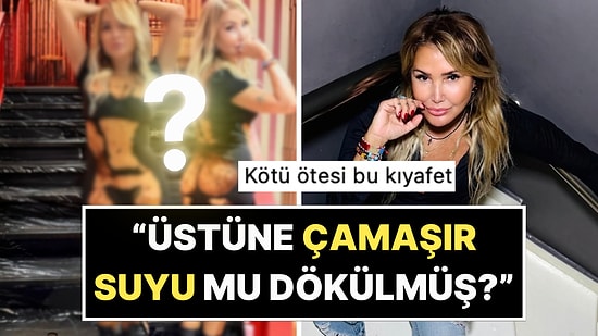 Yonca Evcimik'in Sahnede Tercih Ettiği Çıplak Vücut Çizimli Elbisesi Dillere Fena Düştü!