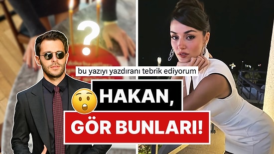 32 Yaşına Giren Hande Erçel'den Hakan Sabancı'ya Göndermeli Doğum Günü Pastasıyla Son Uyarı!