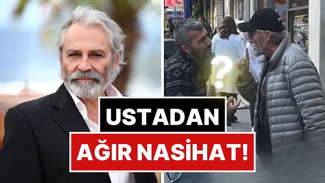 İzin Vermedi: Haluk Bilginer'den Elini Öpmek İsteyen Hayranına Ağır Nasihat!