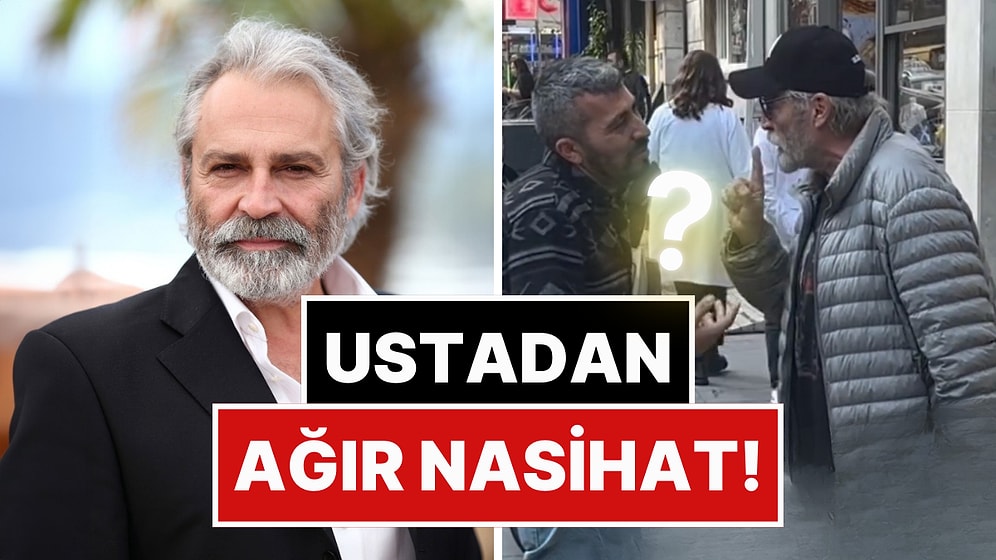 İzin Vermedi: Haluk Bilginer'den Elini Öpmek İsteyen Hayranına Ağır Nasihat!