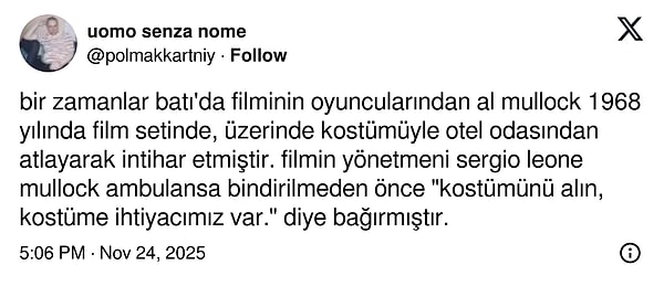 Biraz da sinema diyelim.