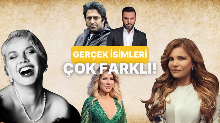 Bu Şarkıcıların Gerçek İsimlerini Tahmin Edebilecek misin?