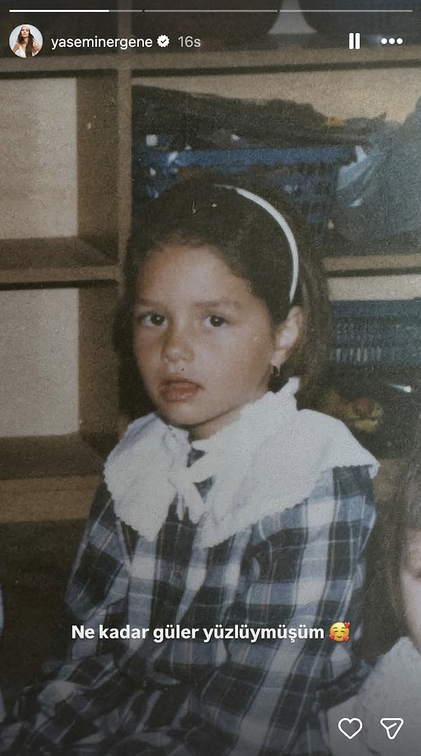 Küçüklük fotoğrafını paylaştı!