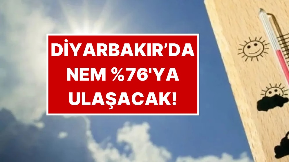 Diyarbakır Hava Durumu: 26 Kasım Çarşamba Diyarbakır'da Hava Nasıl?