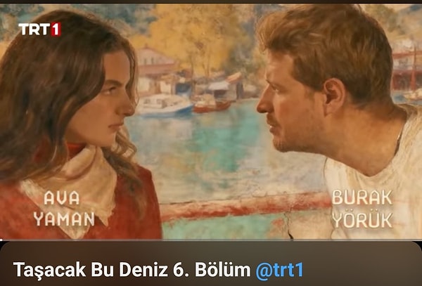 İşte Taşacak Bu Deniz'deki jenerik değişikliğinden öncesi: