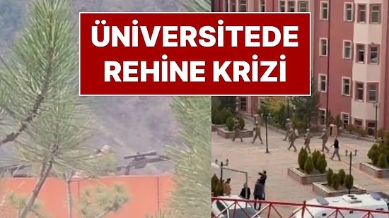 Gümüşhane Üniversitesi’nde Rehine Krizi: Polis Silahlı Kişiyi İkna Etmeye Çalışıyor