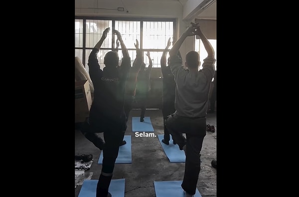 Yoga stresi azaltıyor.