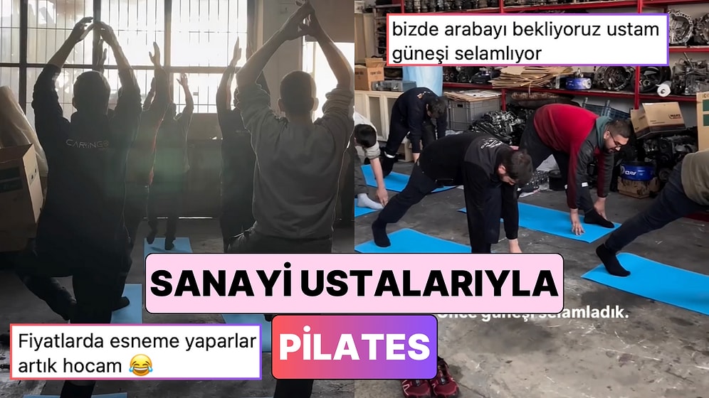 Ustalar Güneşi Selamladı: Bir Yoga Eğitmeni Sanayide Ustalarla Yoga Yaptı