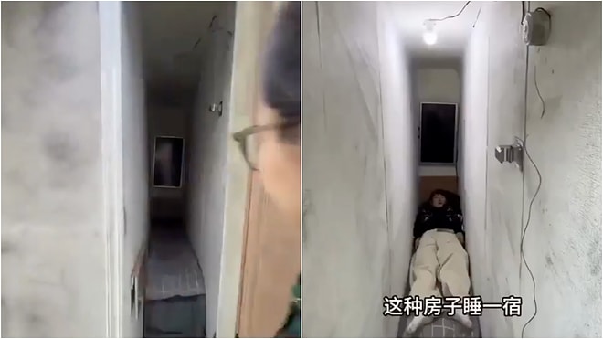 You'll Feel Sick When You See the Image of a 40cm Wide Room in China
