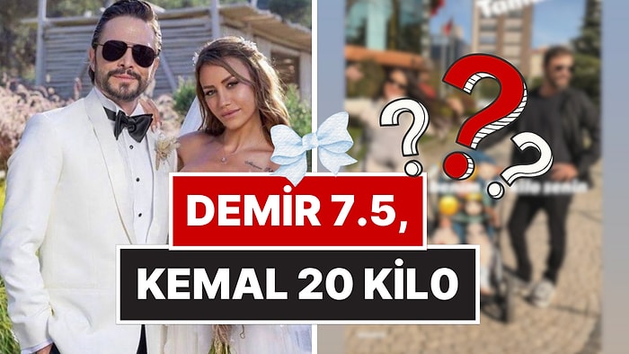 Minik Demir ve Kemal Kocaman Olmuş Bile: Ahmet Kural ve Gizem Şahin'den Maaile İlk Poz!