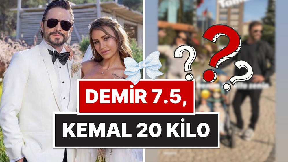 Minik Demir ve Kemal Kocaman Olmuş Bile: Ahmet Kural ve Gizem Şahin'den Maaile İlk Poz!