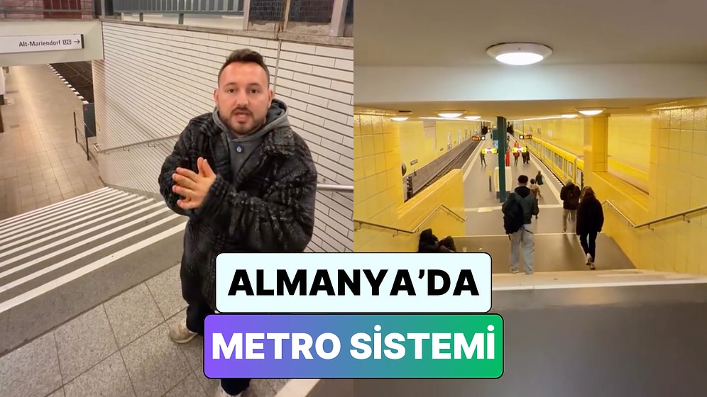 İçerik Üreticisi Samet Jankovic Almanya'da Herhangi Bir Turnikenin Bulunmadığı Metro Sistemini Paylaştı