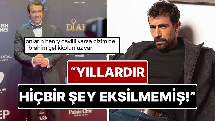 DIAFA’da “Uluslararası En İyi Erkek Oyuncu” Ödülü Alan İbrahim Çelikkol'un Yakışıklılığı Övgü Topladı