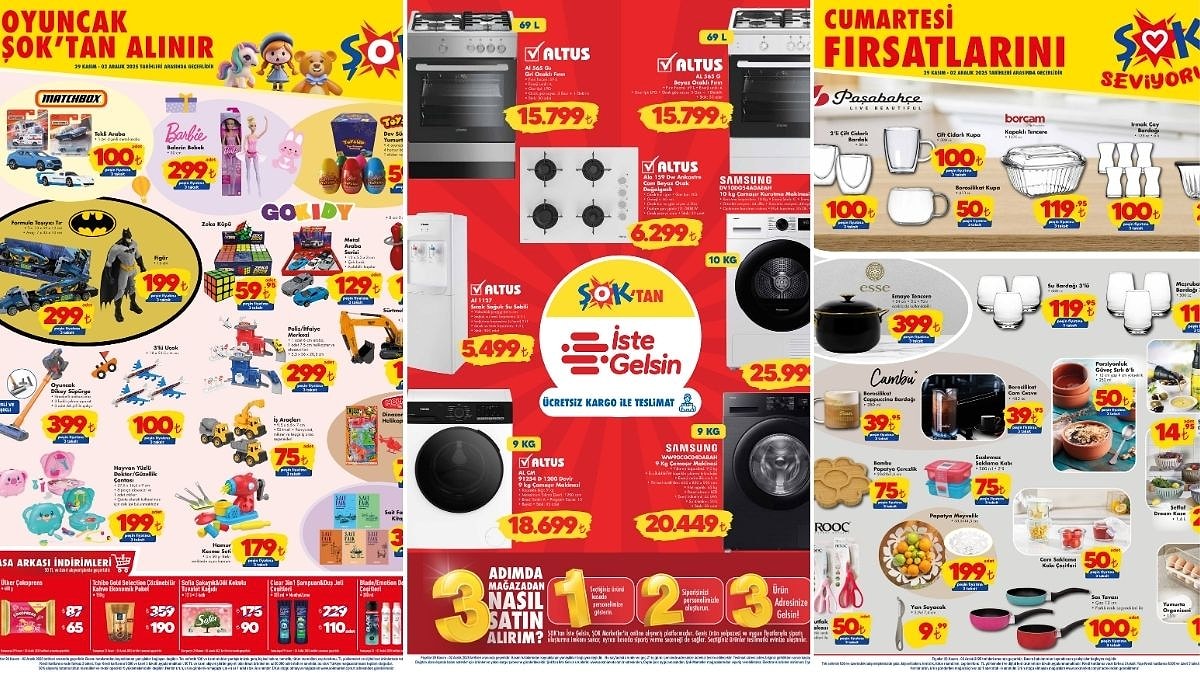 ŞOK&apos;a Çamaşır Kurutma Makinesi Geliyor! 29 Kasım 2025 ŞOK Aktüel Ürünler Kataloğu