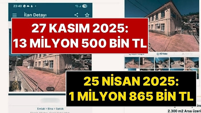SGK'nin 1 Milyon 865 Bin Liraya Sattığı Hastane Binası 7 Ay Sonra Sarı Sitede 13 Milyon 500 Bin Liraya İlanda