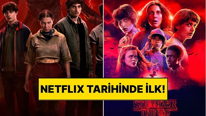 Stranger Things Rekor Kırdı: Dört Sezon Birden Netflix Listelerine Girdi