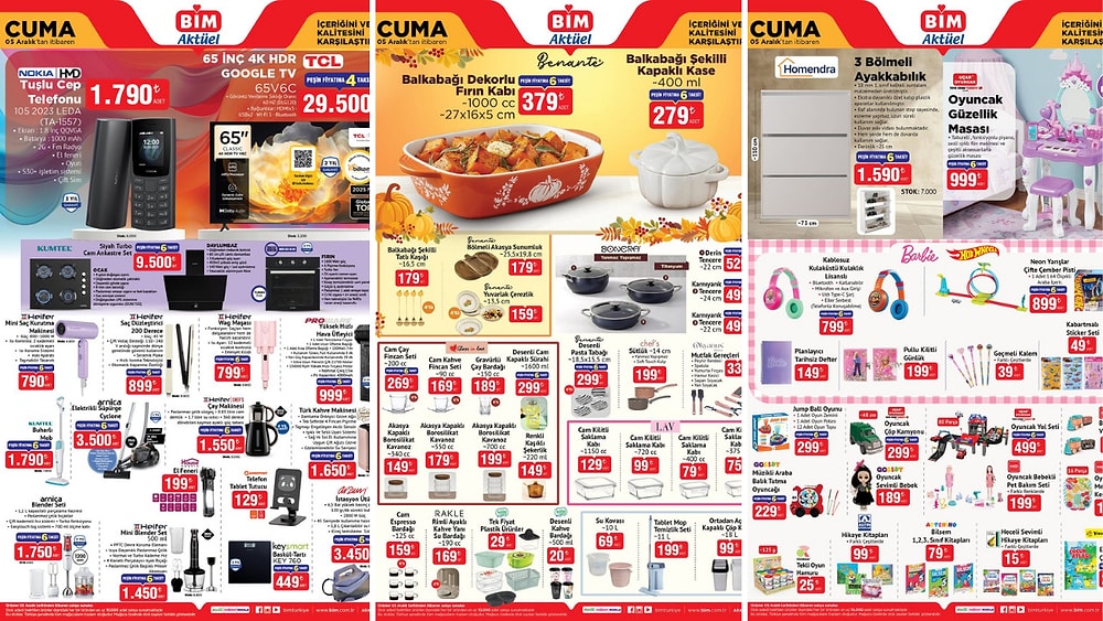 BİM'e Tuşlu Cep Telefonu Geliyor! 5 Aralık 2025 BİM Aktüel Ürünler İndirim Kataloğu