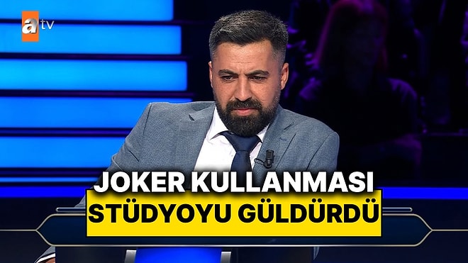 Milyoner’e Katılan Bir Yarışmacının Daha İkinci Soruda Kullandığı Joker Stüdyoyu Güldürdü