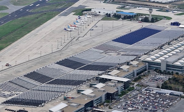 Bu büyük envanter, gökyüzünden çekilen tek bir karede etkileyici bir manzaraya dönüştü.