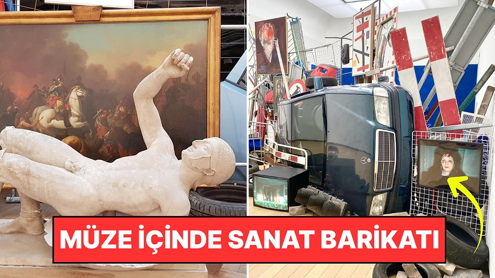 200 Yıl Önce Düşünülmüştü, Bugün Bir Müzenin Başına Bela Oldu: Sanatçı Ahmet Öğüt'ün Dikkat Çeken Barikatı