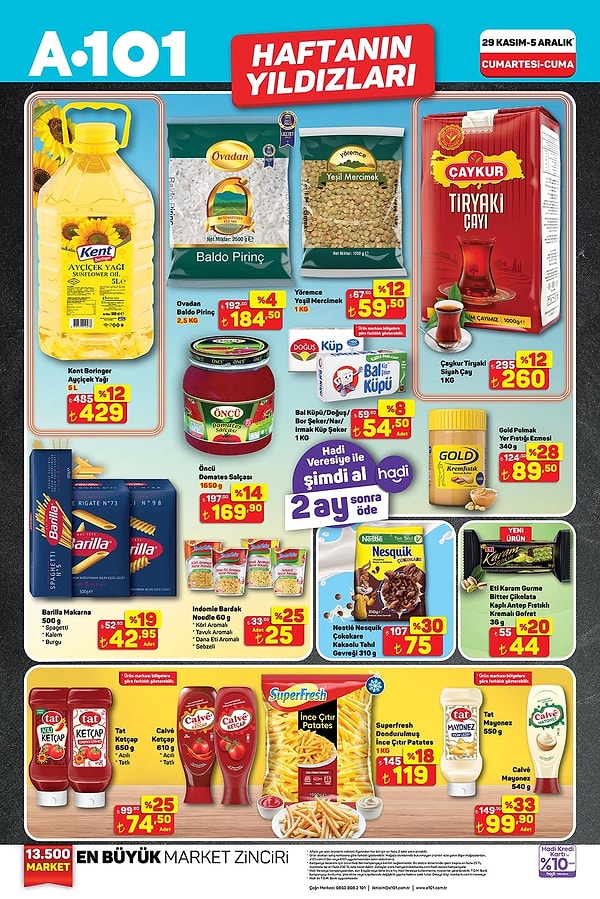 Kent Boringer Ayçiçek Yağı 5 Litre 429 TL