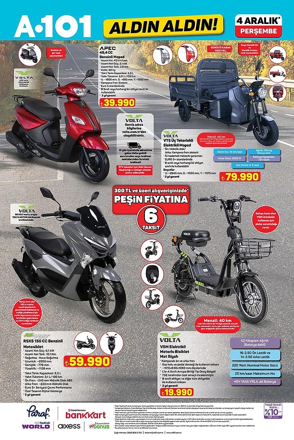 APEC 49.4 CC Benzinli Moped 39.990 TL