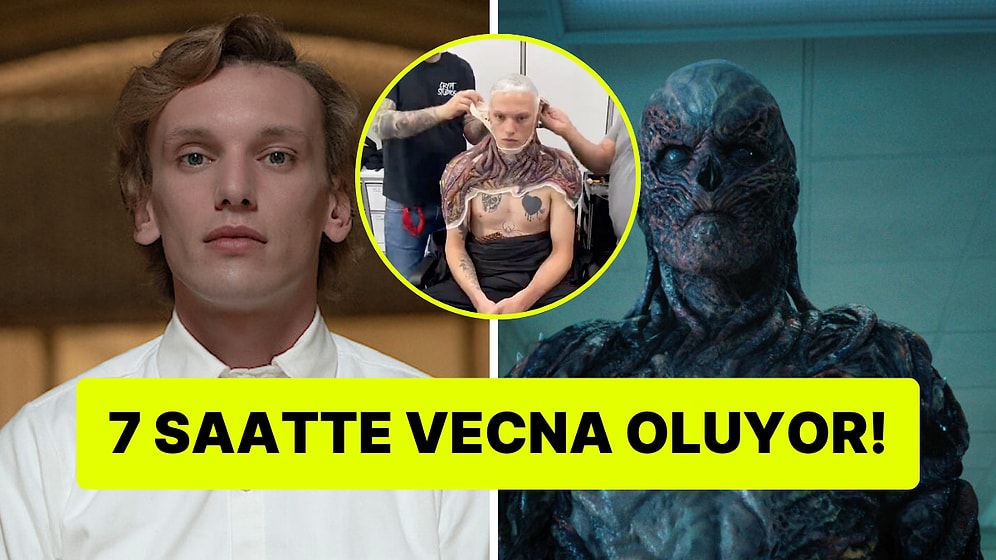 Stranger Things'in Kötüsü Vecna'nın 7 Saatlik Makyaj Videosu Yayınlandı