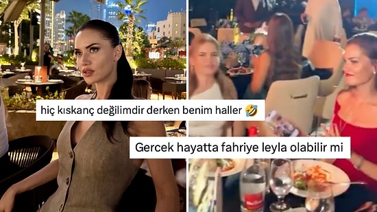 Fahriye Evcen'in Katıldığı Etkinlikte Telefonundan Kocası Burak Özçivit'i Gösterdiği İddiası X'te Dile Düştü