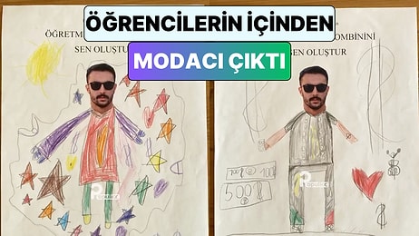 Bir Öğretmen Öğrencilerine Kendi Resmini Verip Kombin Yapmalarını İsteyince Her Birinin İçinden Modacı Çıktı