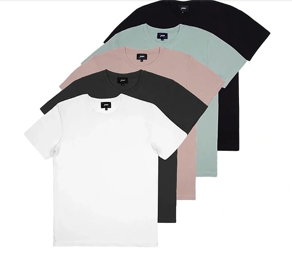 Her dolapta bulunması gereken PAEN Basic 5'li Regular Fit T-shirt, rahat kesimi ve sade tasarımıyla günlük kombinlerin vazgeçilmezi olmuş!
