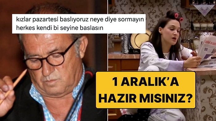1 Aralık'ın Pazartesiye Denk Gelmesini Fırsat Bilip Yeni Başlangıç Yapacak Mizahşörlerden Güldüren Yorumlar
