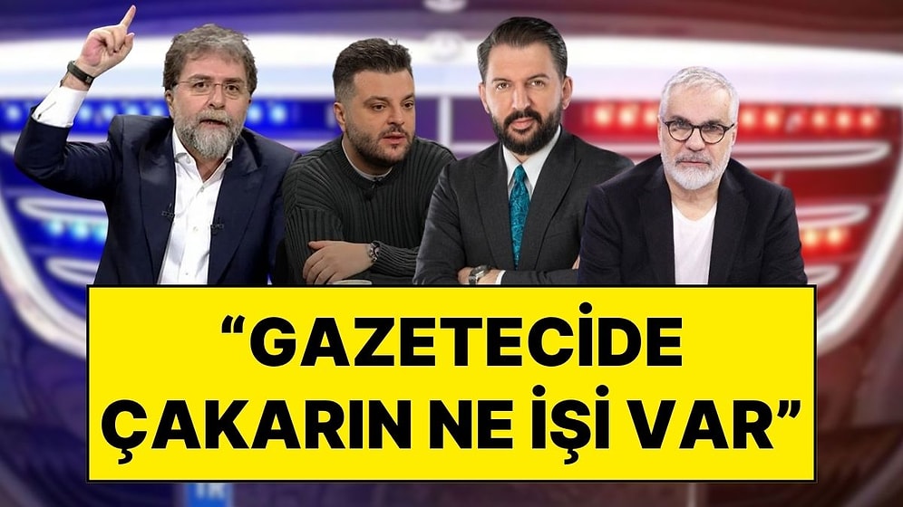 Candaş Tolga Işık, Ahmet Hakan, Ferhat Murat, Hadi Özışık… Çakarlı Araba Kullanan Gazeteciler Gündem Oldu