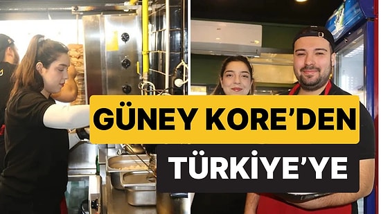 Güney Kore’den Eskişehir’e Uzanan Lezzet Yolculuğu: Döner Ustası Çift Yoğun İlgi Görüyor