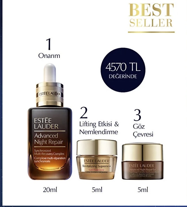 Kasımın son fırsatlarında Estee Lauder favorilerinde %45’e varan indirimler! Ayrıca çok satan setlerde %50’ye varan süper avantajlar sizi bekliyor.