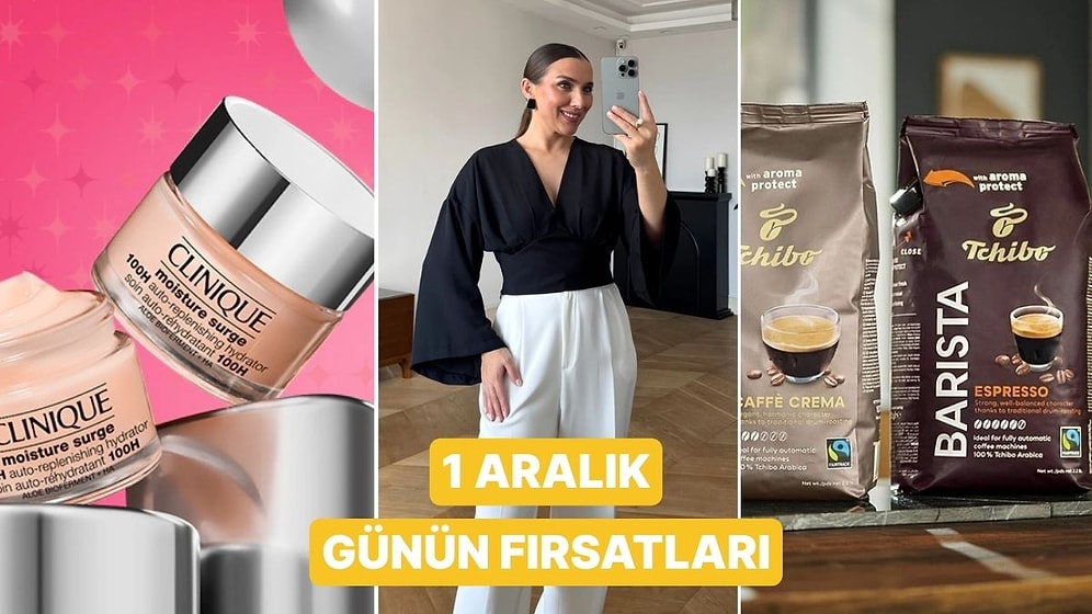 Bugün İndirimde Neler Var? Tchibo İndiriminden Estee Lauder Ürünlerine 1 Aralık 2025 Günün Fırsatları