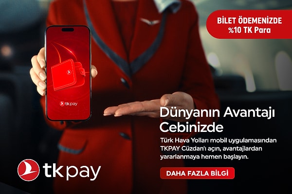 Türk Hava Yolları'nın yeni dijital ödeme sistemi TKPAY,  seyahati yalnızca bir uçuş deneyimi olmaktan çıkarıp dijital olarak yönetilebilir bir yolculuğa dönüştürüyor.